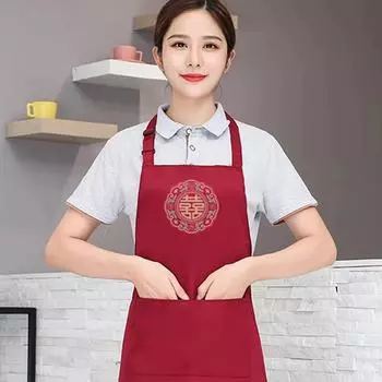 Маслостойкий праздничный банкетный фартук, водонепроницаемый кухонный халат, новая рабочая одежда для официантов общественного питания 5