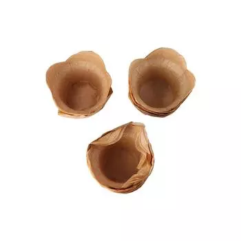 Масляная форма для кексов, кухонная форма для кексов, бумажный стаканчик, форма для выпечки, обертка для торта в форме цветка золотой