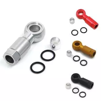 Масляная игла Оливковые головки Алюминиевый сплав Гидравлический дисковый тормозной шланг Соединитель Замена Совместимо для золотой