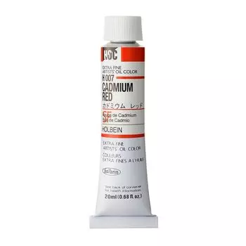 Масляная краска Holbein H007 20 мл кадмиевый красный 00007