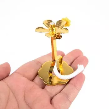 Масляная лампа Держатель фитиля Лампа с подставкой Держатель фитиля Будда Фотанг Принадлежности L