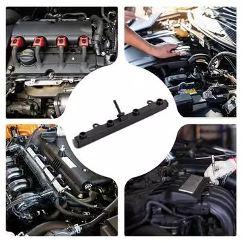 Масляная рейка с комплектом масляного манометра Профессиональный манометр 160 фунтов на кв. дюйм из алюминиевого сплава Автомобильные масляные рейки Высокопроизводительные модифицированные для автомобилей