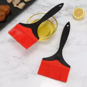 Масляная щетка, легко чистящаяся силиконовая кисточка для наметки кондитерских изделий, термостойкая кисть для масляного соуса для домашней кухни S