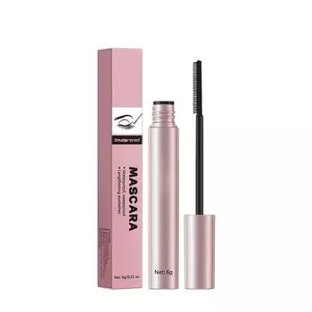 Масляная тушь для ресниц Удлиняющая Подкручивающая Не размазывается Водостойкая и устойчивая к поту One Size