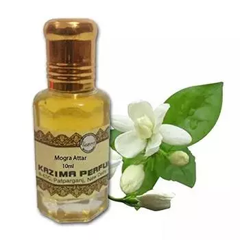 Масляные духи Могра (Жасмин) унисекс (10 мл), Mogra Attar Perfume Natural Undiluted, Kazima