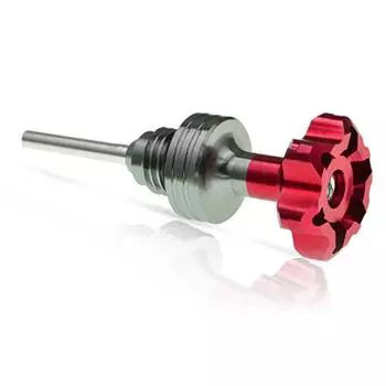 Масляный бак двигателя мотоцикла, щуп, измеритель уровня, ручка с цветком сливы, масляная крышка, модифицированные аксессуары красный