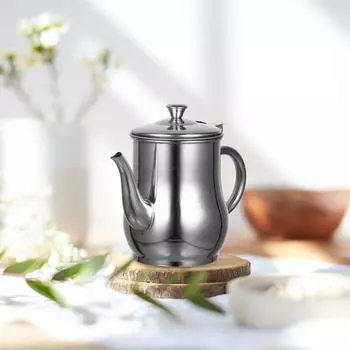 Масляный горшок из нержавеющей стали с фильтром, топливный инжектор, бутылка для смазки и держатель для оливкового фильтра 10.80X7.30X6.90CM