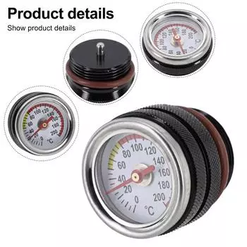 Масляный манометр для W650 W400 W800 1987-1998 мотоциклетный измеритель температуры бензиновый манометр мото алюминиевый сплав M30*1.5 инструмент для измерения топлива серебряный