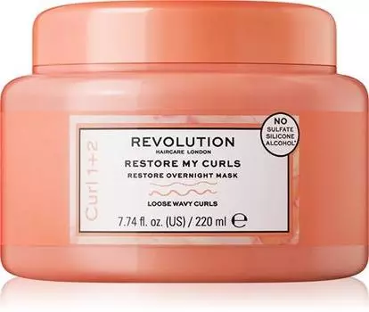 Masque De Nuit Rgnrateur Pour Cheveux Boucls TU прозрачный