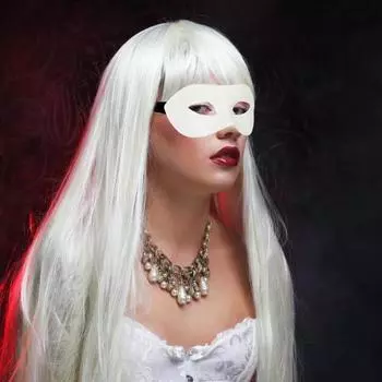 Masquerade Party Face Cushion Adults Half Face Cushion Halloween Makeup Accessory for чёрный