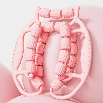 Massage Roller 23 Wheels Circular Leg Clamp Muscle Relaxer for Elbow Thighs Legs