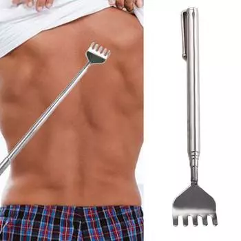 Massage Stainless Steel Health Care Tools Tickle Stick Anti Itch Claw Massage Tools Back Scratcher Stainless Steel