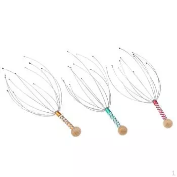 Массаж головы, чесалка для кожи головы, снятие стресса для релаксации