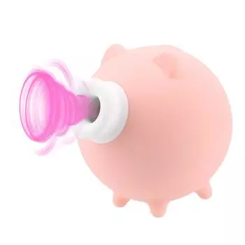 Массаж груди сосков 10 режимов Милая свинья Портативные секс-игрушки для взрослых Женский мастурбатор Вибраторы для женщин Вибратор-присоска для клитора Pink