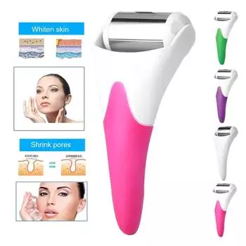 Массаж лица Красота Ледяной Ролик Пресс-Ролик для Тела Мини-Ролик красный