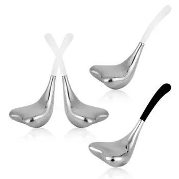 Массаж лица, криоложка, уход за кожей лица, ледяные шарики из нержавеющей стали, охлаждающие спа-шарики, ледяной шарик, ролик 2-в-1 для красоты лица белый