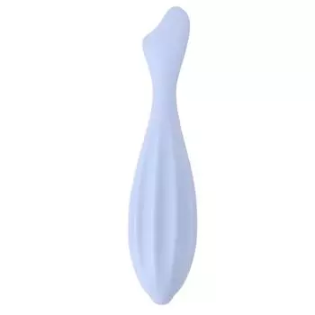 Массаж лица Ролик для лица способствует циркуляции Силиконовый ручной массажер для лица для лица и глаз Синий