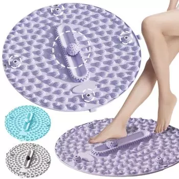 Массаж ног Давление на ноги Круглый массаж Нажатие на ноги Давление на ноги Массаж ног Точка давления на ноги Круглая подошва для снятия стресса на ногах Массажер для ног фиолетовый