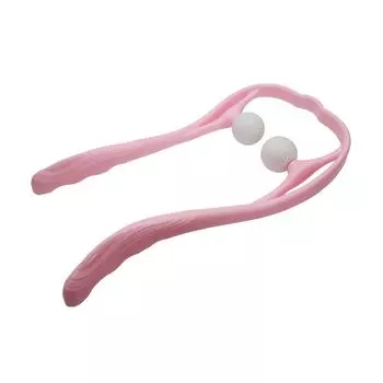 Массаж плеч, шеи, жесткости, жесткости, жесткости, шейных позвонков, точек давления, массаж, плечи, шея, плечи, массажер, машина, (розовый) розовый