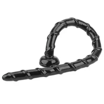 Массаж простаты, расширитель ануса, секс-игрушки для женщин и мужчин, длинная резьбовая анальная пробка, эротические анальные шарики Black