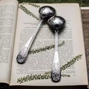 Массаж языка Европейская классическая рельефная цветочная ложка из нержавеющей стали 304 для кухни, аксессуары для ужина