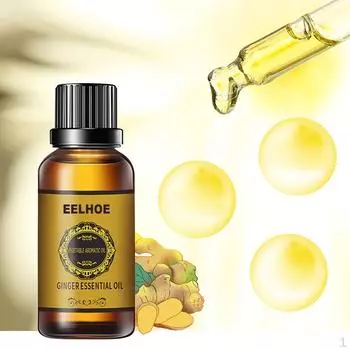 Массаж с эфирным маслом имбиря для циркуляции масел и красоты