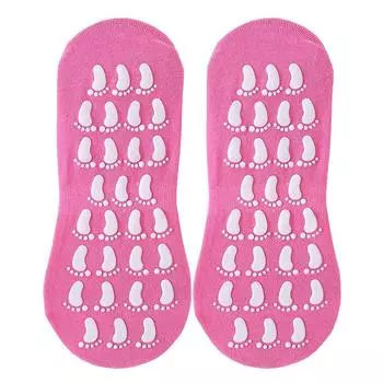 Массаж стоп унисекс нескользящие носки для пола резиновые носки с острыми краями батутные носки толстые бархатные носки Red