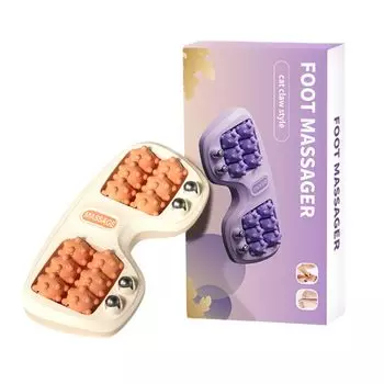 Массаж стопы давление на стопу для кошачьего когтя подарок на день рождения ролик, точки, подошвы, расслабляющий, унисекс, для использования дома/в офисе, легкий, нескользящий, дизайн,