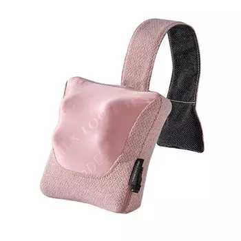 Массажер ATEX для талии, плеч, лопаток, массажная подушка XS Pink Mini Light Gift Compact AX-HC230pk розовый