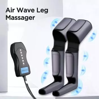 Массажер для бедер, голеней и стоп с воздушной подушкой для ног, 3-уровневая компрессия воздуха, оздоровительный уход, расслабление 1 pcs