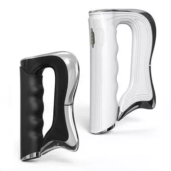 Массажер для фасций, скребковый массажер для тела, стимулятор мышц, микроток, облегчение боли, релаксация, формирование фигуры, массажер Гуаша, пистолет белый