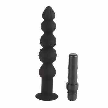 Массажер для фасций Сменная головка Способствует восстановлению Водонепроницаемая силиконовая головка для массажа мышц Черный 0.7in