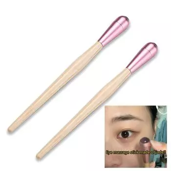 Массажер для глаз, нефритовый роликовый крем для глаз, массажер для лица, аппликатор для массажа лица, уменьшение отечности