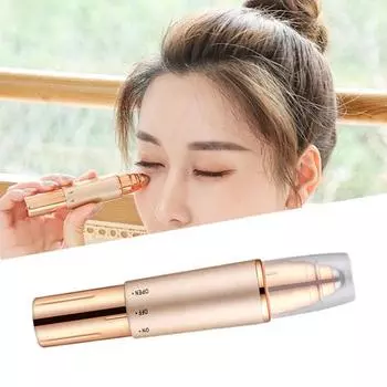 Массажер для глаз Подтяжка кожи Лифтинг Разглаживание мелких морщин Осветление темных кругов Удаление отеков Анионный роликовый шарик Вибрационный прибор для красоты глаз Товары для дома розового золота