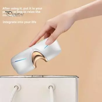 Массажер для глаз с подогревом, беспроводной дизайн, перезаряжаемый, 3 режима, вибрационный нагрев, глубокая релаксация, уход за глазами, массажер для лица A