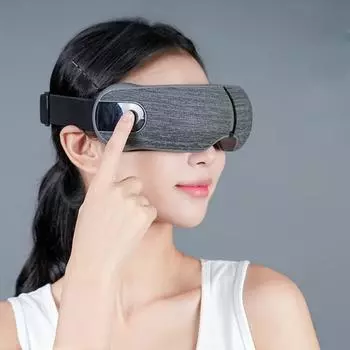 Массажер для глаз с подушками безопасности, перезаряжаемый электрический согревающий компресс для защиты глаз, Bluetooth-музыкальный измеритель сна broadcast + manual