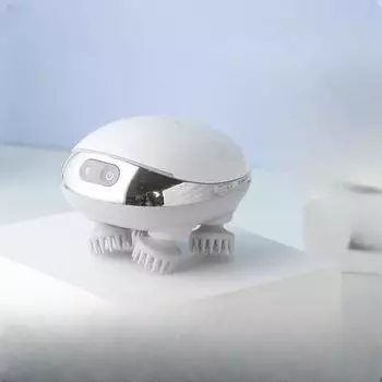 Массажер для головы, электрическая ручная грелка для рук, перезаряжаемый многофункциональный массажер для кожи головы, щетка для дноуглубительных меридианов Chinese + English