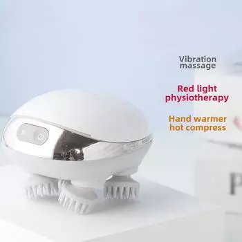 Массажер для головы Электрический ручной терапевтический артефакт с зарядкой Многофункциональный массажер для кожи головы Очищающая меридианная щетка English manual