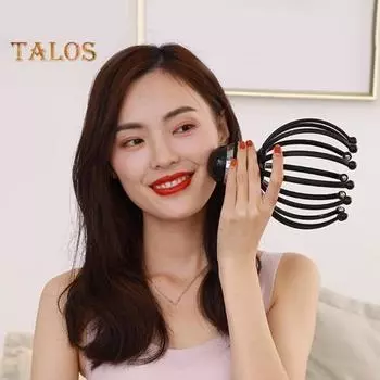 Массажер для головы Octopus с 12 клешнями, 2 режима массажа, эргономичный дизайн, USB-зарядка, беспроводное устройство для массажа кожи головы красный