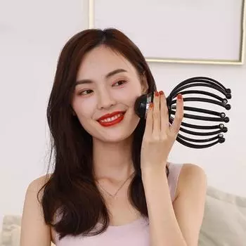 Массажер для головы осьминога с 12 клешнями, 2 режима массажа, эргономичный дизайн, USB чёрный