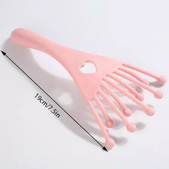 Массажер для головы, расческа для головы и шеи, роликовый ролик с пятью пальцами, 9 когтями, стальной шарик, ручной релакс, спа, уход за волосами, для роста волос, снятие стресса