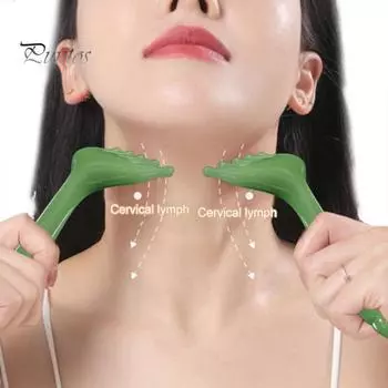 Массажер для головы, расческа для тела, шеи, плеч, спины, массаж рук, удобная ручка, глубокий массаж тканей, снижение усталости, улучшение качества сна, портативный зелёный