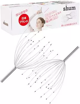 Массажер для головы shum Head Spa Массаж кожи головы и головы, очень прочный 24 когтя для сухого и влажного использования Подходит для домашних животных обоего пола 2 шт. Сверхлегкий