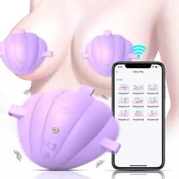 Массажер для груди Бюстгальтер Вибрационный усилитель груди Съемный стимулятор груди Женские секс-игрушки