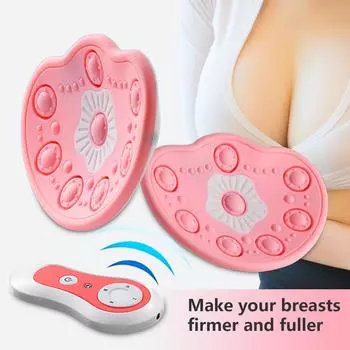 Массажер для груди Увеличение груди Массажер для ухода за грудью, предназначенный для женщин Розовый розовый
