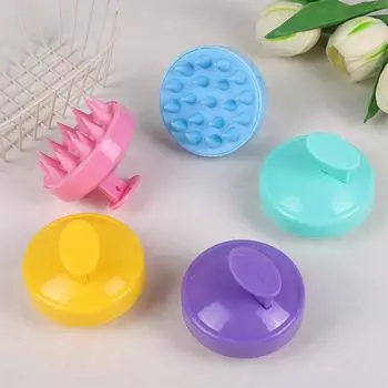 Массажер для кожи головы и щетка для мытья головы из экологически чистой пшеничной соломы — мягкий отшелушивающий уход для всех типов волос,