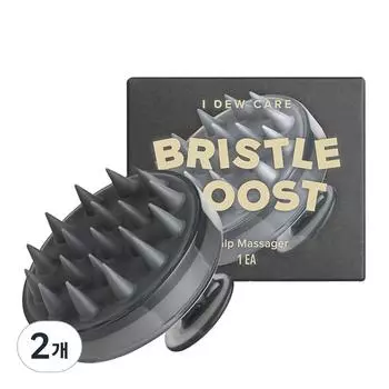 Массажер для кожи головы Iducare Bristle Boost Scalp, черный, 2 шт.