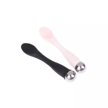 Массажер для кожи вокруг глаз, небьющийся, уменьшающий отечность, цинковый сплав, аппликатор для крема для глаз розовый