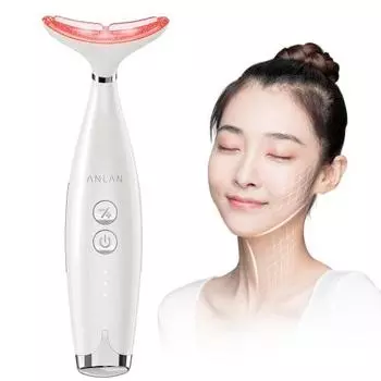 Массажер для лица ANLAN Lift Kassa RF, Термальный уход, Интенсивный уход за лицом и шеей, Устройство 5 в 1, EMS Kassa, Электрический массажер, Линия лица, Подтяжка шеи, Kokaokas