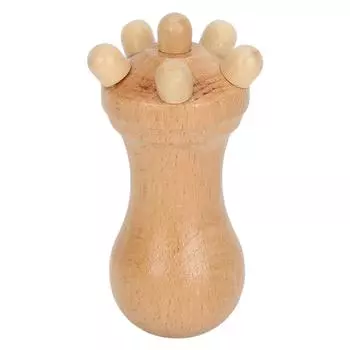 Массажер для лица из бука Gua Sha с круглым краем для похудения лица удобный массажный инструмент для глаз и тела